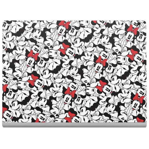 Disney Minnie Mouse Red Color Pop Face Pattern Surface Book 2 15in Skin